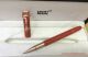 2018 Replica Mont Blanc Heritage Collection Rouge et Noir Rollerball Pen Red & Sliver Clip (2)_th.jpg